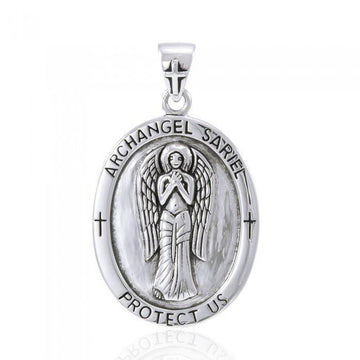 Archangel Sariel Medallion Pendant TPD4641 - Jewelry